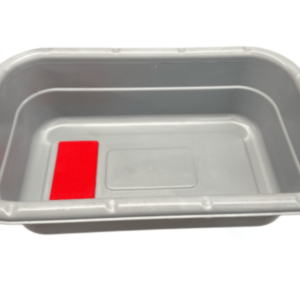 (CS) ARCHWAY FRIED CHICKEN BREADING TABLE BUCKET BOWL & RED BOTTOM LID 670X420X200 MM