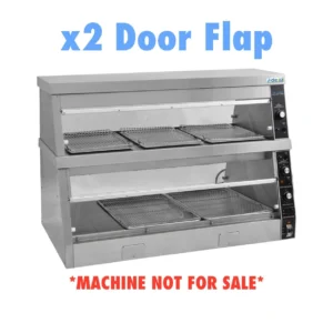 (CS) ARCHWAY CHICKEN DISPLAY WARMER CABINET HD2 2 TRAY CLEAR WINDOW DOOR FLAP X 2