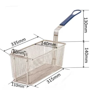 (CS) BLUE SEAL 018019 CHIP FRYER BASKET 340 x 140 x 140mm GT45 GT46 E43 E44 MODELS
